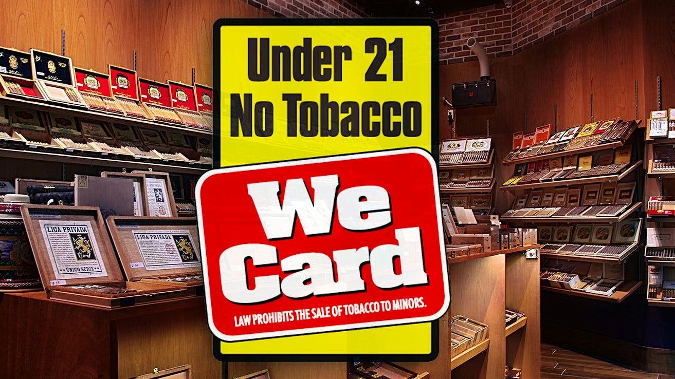 Under 21 No Tobacco Sales