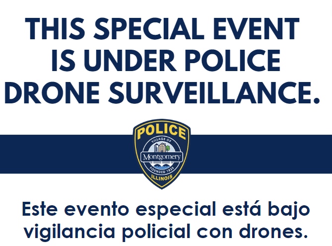 Montgomery Fest is under drone surveillance 