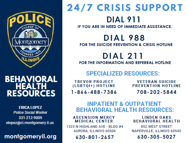 Crisis Support Card English